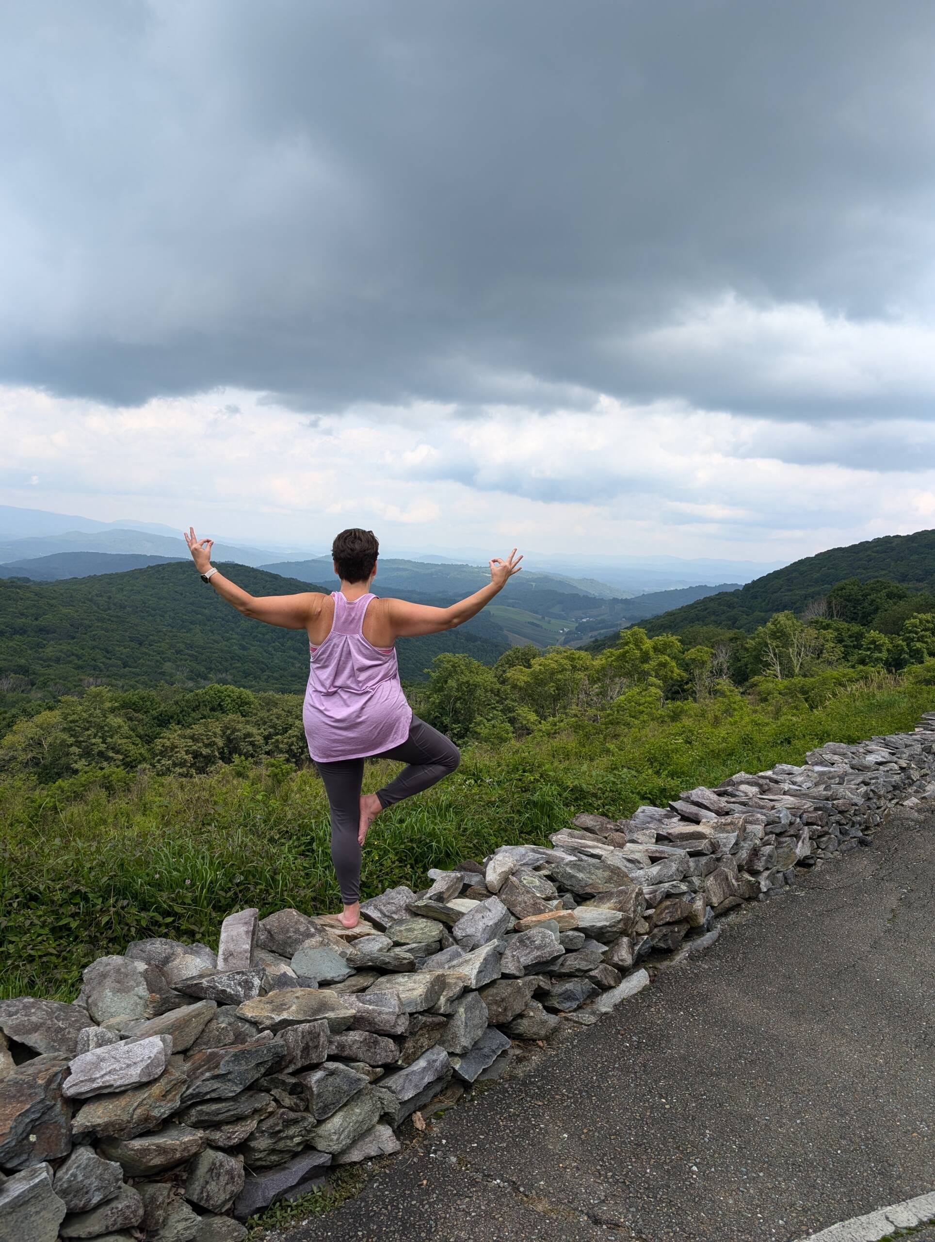 Purple Tank Top on Wall